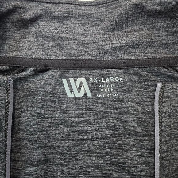 VRST Sweater Men's Gray Stretch Performance 1/4 Zip Sweatshirt SIze 2xl - Picture 6 of 11